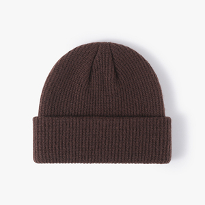 Bonnets en tricot d'hiver pour hommes avec logo personnalisé, coupe-vent, chaleur, mode pour hommes, bonnet de créateur en gros, streetwear décontracté - Product Image 5