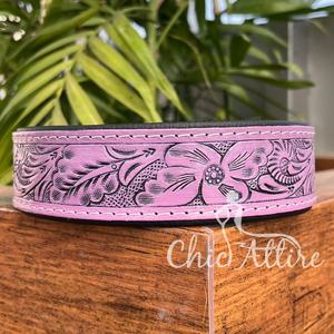 Nouvelles fournitures pour animaux de compagnie collier pour animaux de compagnie en cuir usiné de luxe robuste collier de chien réglable en cuir véritable pour petit chien grand et moyen - Product Image 1