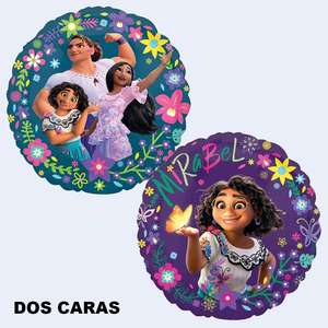 Ballon en aluminium Encanto 43 cm, 2 pièces par sac, design Mirabel et famille, décorations de fête - Product Image 3