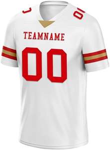 Maillot de football de rugby personnalisé conçu sur mesure avec logo du nom et du numéro de l'équipe Fournisseur OEM en vrac pour les clubs, les écoles et les événements - Product Image 5