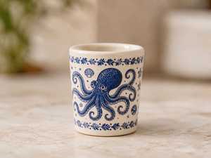 Ceramic Screen Printed Cartoon Fish Design Classic Style Coffee <b>Mugs</b> Tea Dishwasher Safe Gift <b>Box</b> Packaging Giveaways - Product Image 2