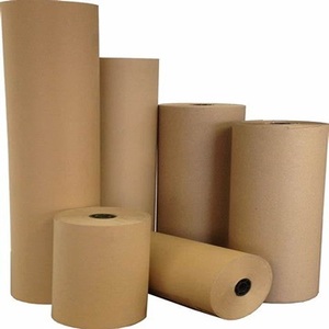 Papier kraft brun naturel, écologique, recyclable, jetable, imperméable, résistant à la graisse, enduit de PVC, en rouleau, pour applications industrielles - Product Image 4