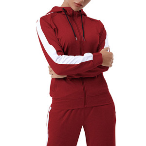 Chándal de talla grande de alta calidad para mujer, conjunto de dos piezas, ropa de calle informal, conjunto de 2 piezas para mujer, ropa deportiva, chándal con cremallera para mujer - Product Image 4