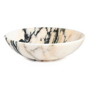Vajilla Cuenco de mármol La mejor decoración de colores y materiales naturales Cuencos de inmersión Diseño de tamaños múltiples Ensaladera de frutas - Product Image 6