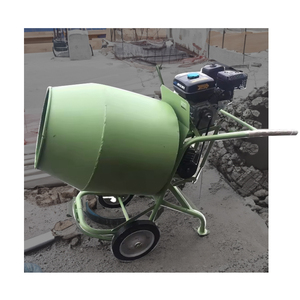 Meilleur prix de vente Mini bétonnière portable avec 2 roues de transport facilitant le déplacement sur le site - Product Image 1