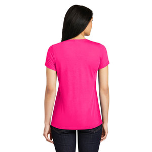 Camiseta Básica de Manga Corta para Mujer, Cuello Redondo, Algodón, Lisa - Product Image 5