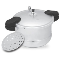 CHEF Kompor Gas Ramah Lingkungan 9 Liter Berkualitas Terbaik Kompatibel dengan Panci Tekan Aluminium Alloy 3003 Model 1205 Perak