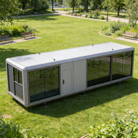 Maisons mobiles préfabriquées de luxe en acier galvanisé, nouvelle conception 2026, avec mobilier
