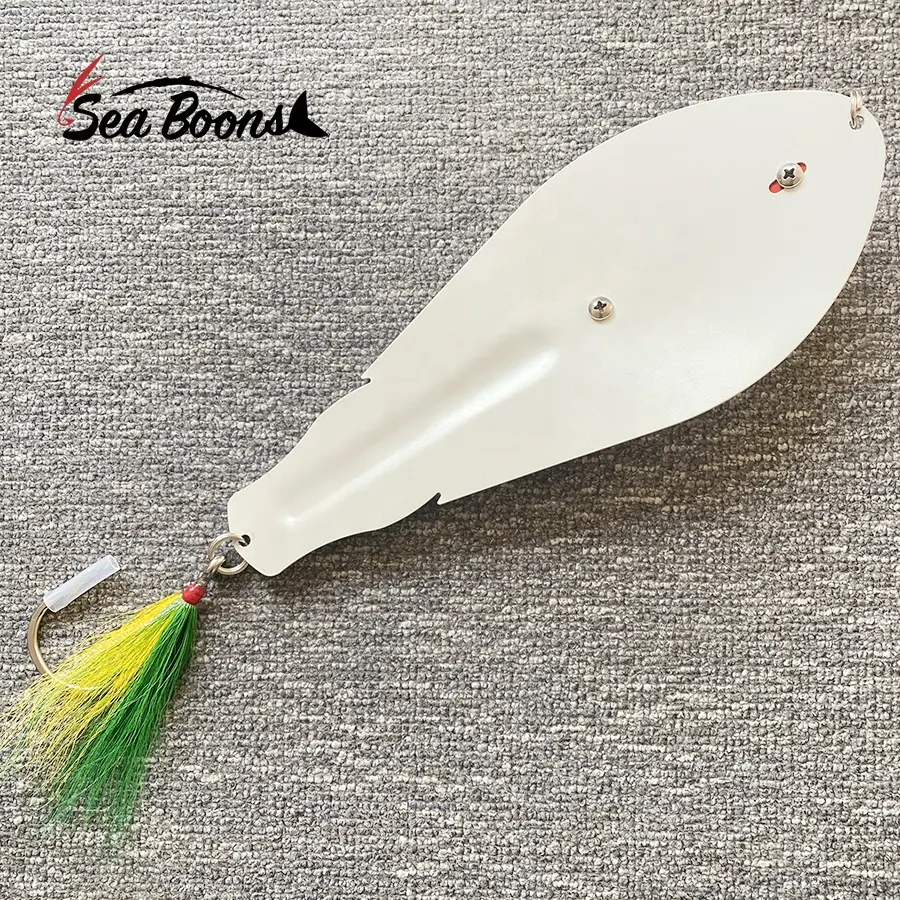 NEW Flutter Spoon Lure 12" Custom Ss304 Oem Sequin Metal Spinner Baits For Stripedbass Big Game blank Spoon Lure