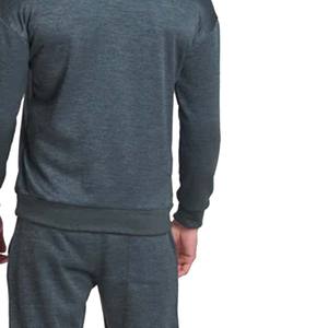 ชุดวอร์มผ้าฟลีซของผู้ชายชุดวอร์มผ้าเนื้อแข็งระบายอากาศพิมพ์ลายสำหรับฤดูหนาวโลโก้ตามสั่ง - Product Image 2