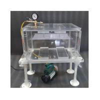 Boîte à gants sous vide en PMMA acrylique transparent et en plexiglas pour laboratoire, expériences scientifiques et recherche