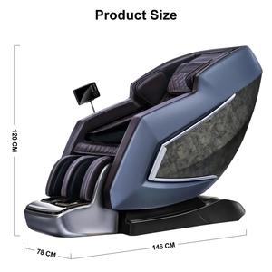 4D Massage <b>Chair</b> Full Body <b>Zero</b> <b>Gravity</b> Sl-Track Shiatsu Massage Recliner <b>Chair</b> With Heated Deep Stretch Relax Massage <b>Chairs</b> - Product Image 4