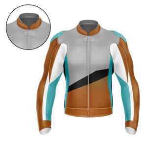 Top Quality <b>Stand</b> Collar Leather Biker Jackets for Men Wholesale Price PU Leather <b>Motorbike</b> & Auto Racing Wear Canvas Fabric New - Product Image 5