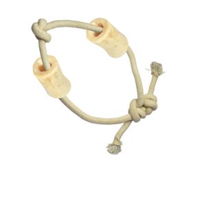 ชุดของเล่นสุนัขสำหรับสุนัขที่ใช้งานได้เป็นมิตรต่อสิ่งแวดล้อมพร้อมเชือกของเล่นแบบโต้ตอบและเขาควาย - Product Image 1