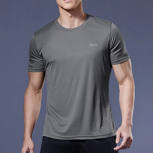 Camiseta Deportiva para Hombre, para Correr, Fútbol, Jogging, Secado Rápido, Transpirable, Teñida, para Gimnasio y Fitness - Product Image 4