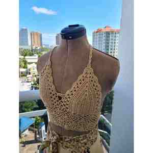 Camisas de moda de mujer de diseño personalizado top de ganchillo elegante con calidad de exportación - Product Image 2