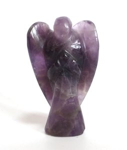 Figuras de Ángeles Talladas en Cristal de Amatista Natural de 1 Pulgada, Piedras Curativas Feng Shui Hechas a Mano, Reiki, Meditación, Bienestar Espiritual - Product Image 2