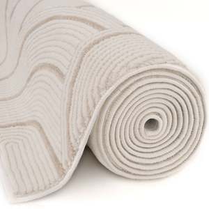 Alfombra Geométrica Carmel Crema-Beige de The Rugs, Modelo 6070, Juego de 80X150 cm - Product Image 6