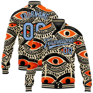 Chaqueta universitaria para hombre con logotipo personalizado al por mayor, chaqueta deportiva ligera con logotipo de equipo bordado personalizado con material de lana para hombre - Product Image 1
