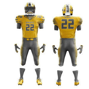Fábrica para niños Fan Football UNIFORM Jerseys Equipos College 12 Panel American Football Jersey - Product Image 3