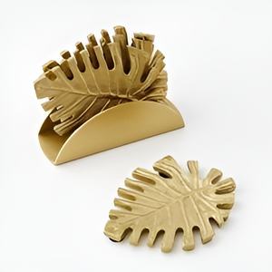 Posavasos de metal de latón redondo personalizado excelente éxito de ventas estilo elegante moderno conjunto para bebidas ecológico - Product Image 3