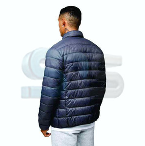 Chaqueta acolchada para hombre, abrigo de burbujas por sublimación, diseño personalizado, tela de lona, chaqueta de invierno de calle alta, elegante, ajustada, cálida para exteriores - Product Image 5