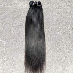 Cheveux humains indiens bruts Remy pour extensions de cheveux vierges de temple, double trame, avec closure, fourniture de cheveux naturels - Product Image 6