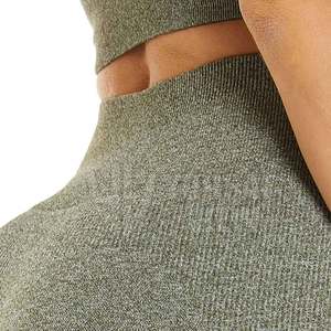 Conjunto de gimnasio para mujer de alta fabricación Venta en Línea 2 piezas Ropa deportiva de yoga sin costuras Patrón sólido Conjunto de yoga al por mayor - Product Image 6