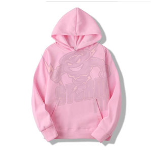 Mode rose sweats à capuche hommes femmes unisexe automne à manches longues pull sweat poche avant décontracté coupe ample vêtements de sport de plein air - Product Image 3