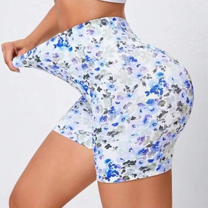 Respirant de haute qualité conception personnalisée Nylon Fitness Gym entraînement séchage rapide écologique femmes taille haute Shorts - Product Image 5