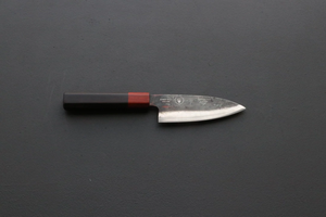 Couteau de cuisine Tall Petty 130, couteau forgé à la main, manche de couteau de chef, ressort à feuille russe - Acier au carbone, durable, en stock - Product Image 4