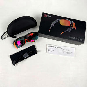 Gafas Inteligentes V8 para Ciclismo, 4K Ultra HD, WiFi6, Audio de Oído Abierto, Transición IA, Gafas Deportivas para Exteriores - Product Image 3