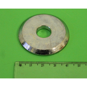 Thick chromed <b>spacer</b> washer for front hub nut B72 Lambretta A + B - Product Image 3