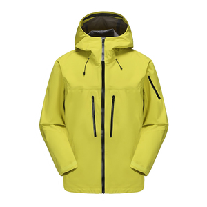 Chaqueta cortavientos unisex de 3 capas dura impermeable con capucha, ropa deportiva con cierre de cremallera para exteriores, impermeable para senderismo, venta al por mayor - Product Image 1