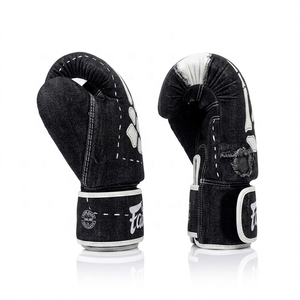 Fairtex Premium Leather Breathable Lace-Up Closure Boxing Gloves High Quality Customized Training Sparring Muay Thai Martial Art - Product Image 5