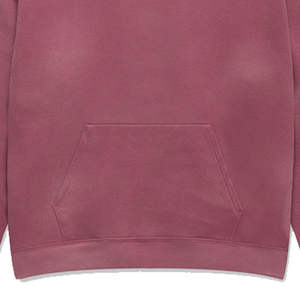 Sudadera con Capucha Térmica de Invierno para Hombre, 100% Algodón, Último Precio de Fabricantes de Ropa, Mejor Venta al por Mayor, Lisa, Personalizada, con Efecto Desteñido por el Sol - Product Image 3