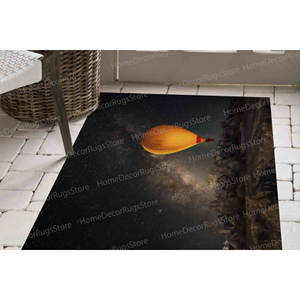 พรมพิมพ์ลายทางช้างเผือก: ตกแต่งร้านเสริมสวยด้วยดวงดาวในยามค่ำคืน พรมบางไม่ทอ - Product Image 4