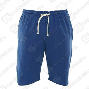 Pantalones cortos de entrenamiento deportivo ligeros de secado rápido para hombre, 100% algodón, tela polar bordada, ecológicos, transpirables, antibolitas - Product Image 1