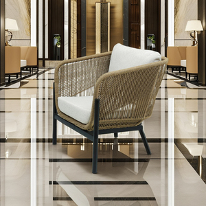 Sillón Moderno y Cómodo Bioni con Cojín, Silla Cómoda para Sala de Estar, Oficina en Casa, Hotel, Estructura Metálica - Product Image 3
