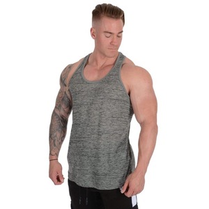 Camiseta de gimnasio para hombre Stringer Muscle Fit Tank Top 100% algodón transpirable Fitness Workout Shirt con diseño personalizado - Product Image 6