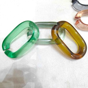 High Transparency Custom Resin Chain Links <b>for</b> Luxury Home Decor and Modern Decorative <b>Wall</b> Applications - Product Image 4