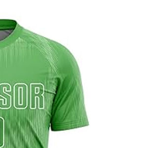 Camiseta de Fútbol Transpirable de Secado Rápido Personalizada al por Mayor para Hombre con Impresión de Logotipo, Ropa Deportiva OEM - Product Image 5