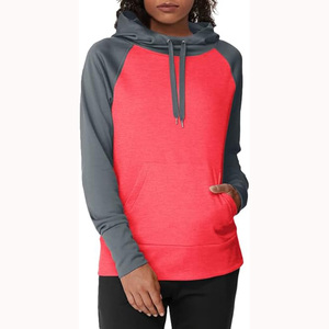Vente en gros de pulls à capuche surdimensionnés de sport vierges pour femmes pullover design pullover uni anti-boulochage sweats à capuche respirants pour femme - Product Image 1