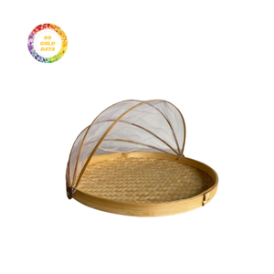 <b>Bamboo</b> Winnowing Basket With Net Cover Vietnam Wholesale Supplier Export Cheap Price Bulk Premium Durable Handmade Product - Product Image 6
