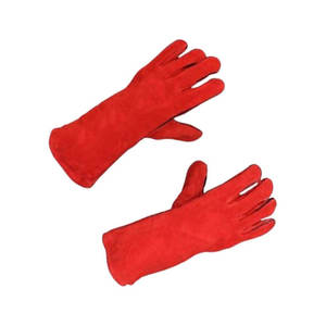 Guantes de Soldadura de Cuero Vacuno Resistentes a la Abrasión, Flexibles, Ignífugos, Transpirables y Duraderos para Uso Diario en Exteriores - Product Image 3