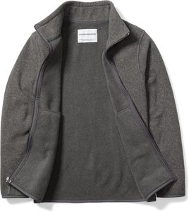 Essentials Boys' Winter Polar Fleece Full-Zip Mock Jacket Impermeable Característica Colores descontinuados Perfect Cutting Print Logo - Product Image 5