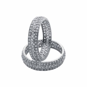 ชุดกำไลข้อมือสไตล์ชนเผ่าออร์โธดอกซ์หรูหราหรูหราสง่างามชุดเครื่องประดับเงินแบบย้อนกลับสำหรับงานแต่งงานชุบเงินเครื่องประดับแฟชั่นหลักทองเหลือง - Product Image 3