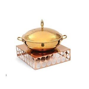 Vajilla para fiesta de boda, catering decorativo, plato de frotamiento, cazuela para fiesta de boda, calentador de comida, plato de frotamiento - Product Image 4