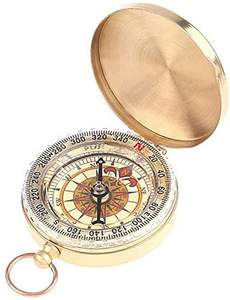 Elegant Metal Nautical <b>Compass</b> With Antique Finish Perfect For Home Decor Office Display Or Marine <b>Navigation</b> Use - Product Image 2