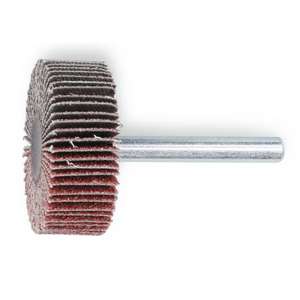 Aletas de tela abrasiva de corindón BETA, ruedas de aleta montadas en eje multipaquete, muelas abrasivas de 40 mm de diámetro - Product Image 1